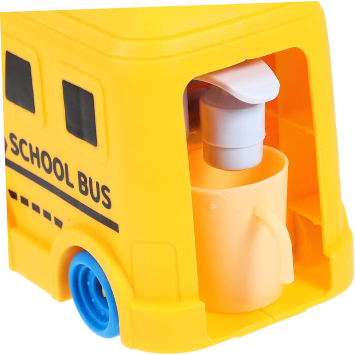 Mini Cute School Bus Water Dispenser Drinking Fountain Toy For Kids - Image 8