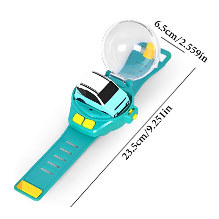 Mini 2.4g Rechargeable Remote Controlled Wristwatch Car Toy For Kids - Image 8