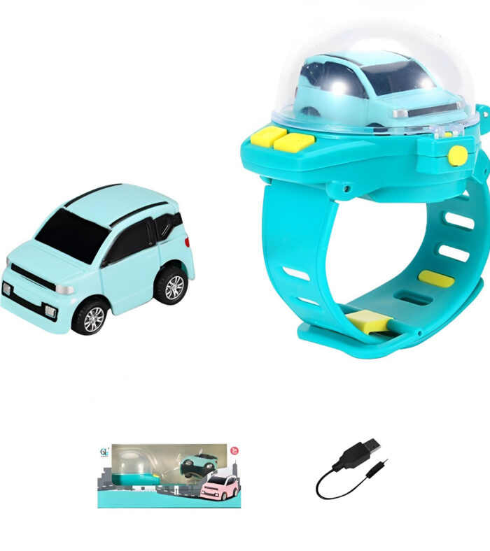 Mini 2.4g Rechargeable Remote Controlled Wristwatch Car Toy For Kids - Image 9