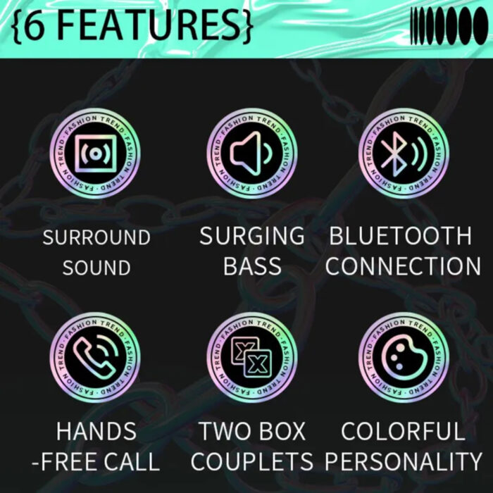 X1 Compact And Portable Wireless Tws Bluetooth Speakers Mini Portable USB Speaker - Image 5