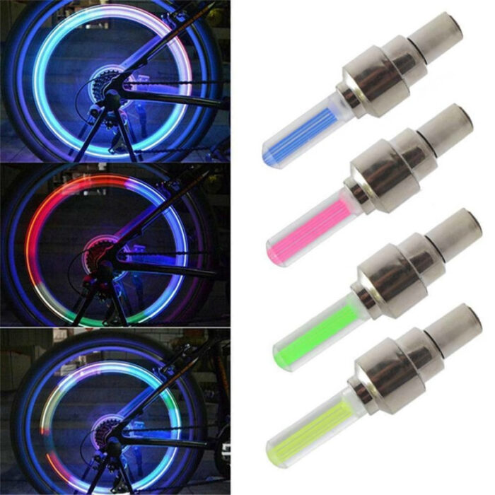Pack Of 3 Pairs LED Tire Valve Caps Lights For Motorcycle, Mountain And Road Bikes - Image 7