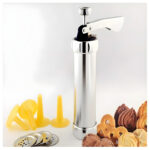 Multi-Pattern Cookie Press Machine DIY Biscuit Maker With 20 Disc Shapes And Stencils - Image 11
