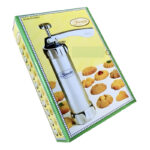 Multi-Pattern Cookie Press Machine DIY Biscuit Maker With 20 Disc Shapes And Stencils - Image 12
