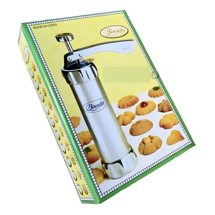 Multi-Pattern Cookie Press Machine DIY Biscuit Maker With 20 Disc Shapes And Stencils - Image 12
