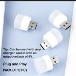 Pack of 10 Mini USB LED Night Lights – Compact Plug-in Lamps for Bedroom, Office, and Travel - Image 15