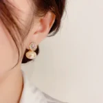 Elegant Pearl Stud Earrings | Classic High-Quality Pearl Tops for Women | Perfect for Casual and Formal Wear - Image 5