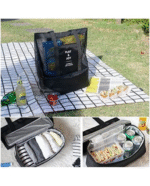 Hanging Travel Outdoor Picnic Cool Bag Organizer (random color) - Image 3