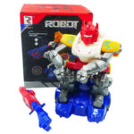 Robot Warrior, Dynamic Twist, Rotate 360, Dynamic music, Stunning Light for Kids