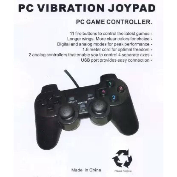 UCOM-704 PC Dual Shock Gaming Joystick Controller Game Pad For PC - Image 4