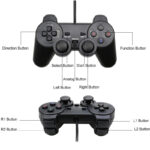 UCOM-704 PC Dual Shock Gaming Joystick Controller Game Pad For PC - Image 2