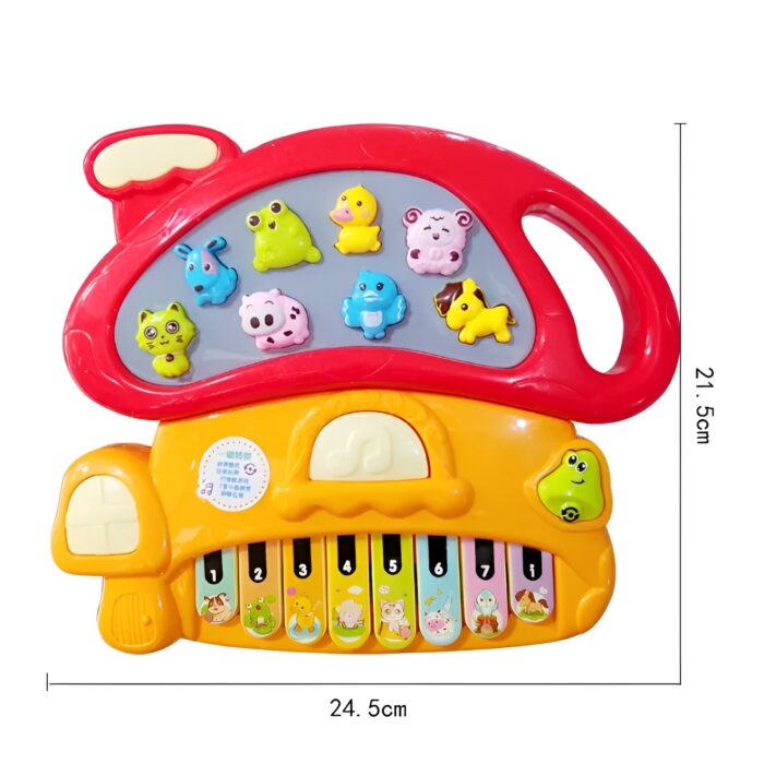 Battery Operated Animal Mushroom Keybaord Piano Toy For Kids - Image 6