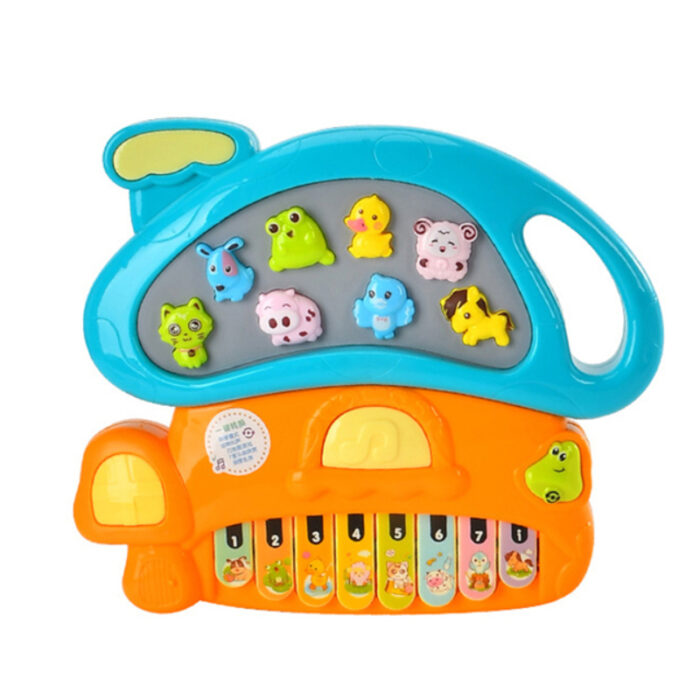 Battery Operated Animal Mushroom Keybaord Piano Toy For Kids - Image 7