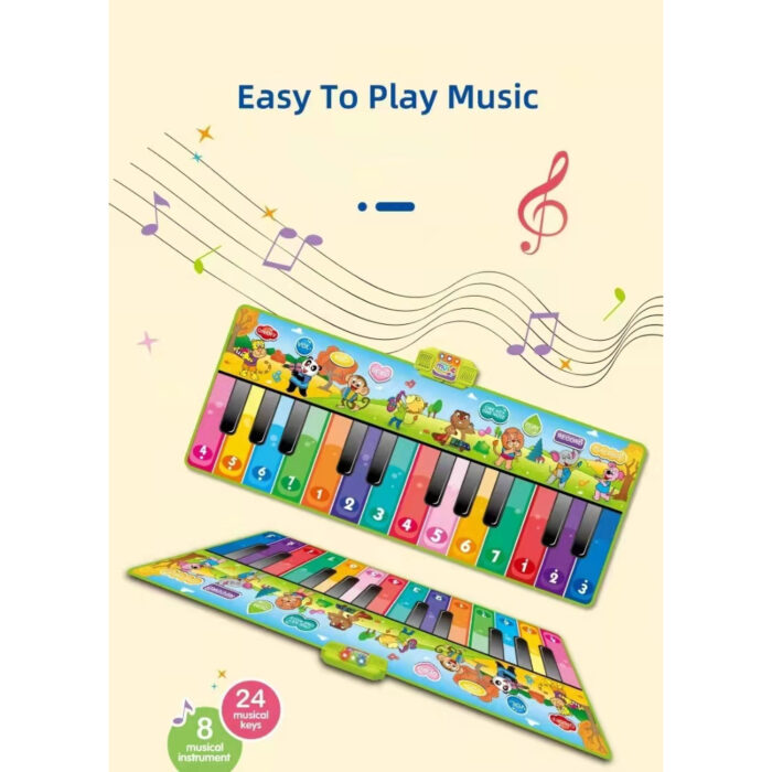 Electronic Touch And Learn Children's Music Piano Mat - Image 6