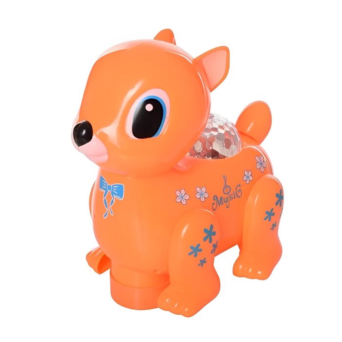 Sparkle Adventure Walking Deer Toy With Light And Sound Fun - Image 5