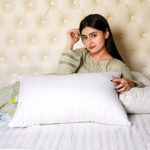 Premium White Plain Ball Fiber Pillow For Supreme Comfort - Image 17