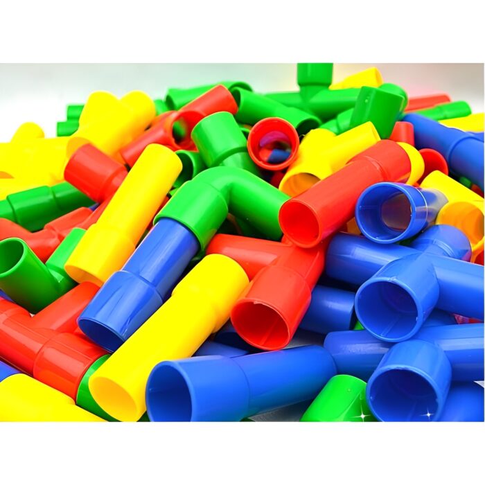Pipe-Blocks-1.jpg 42PCS Colorful Plug-In Creative Building Pipe Blocks For Kids - Image 1