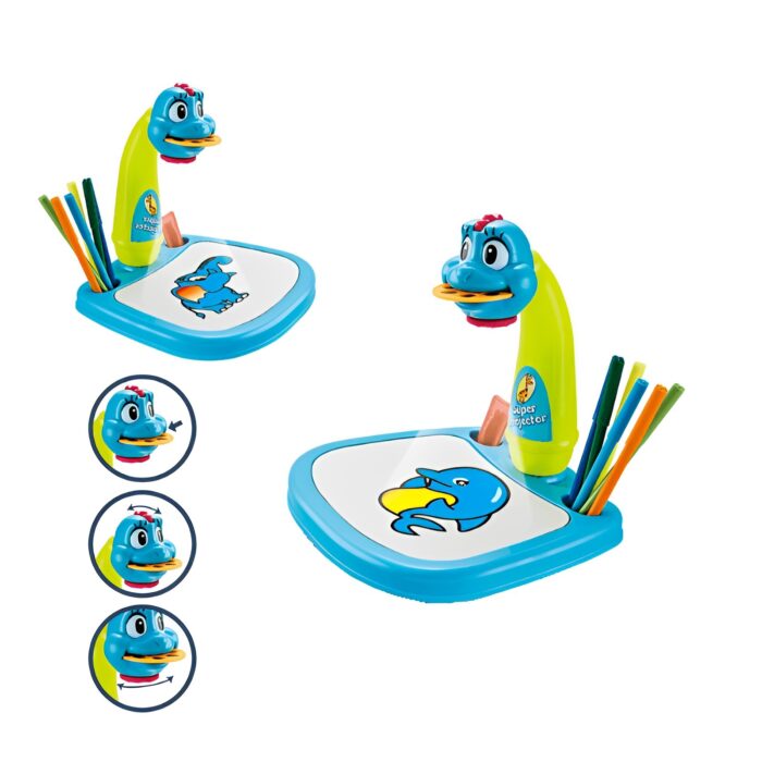 Multifunctional Cute Dinosaur Shaped Drawing Projection Painting Board - Image 1