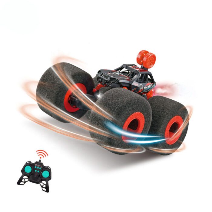 2.4G Lightweight Remote Control Sponge Wheel Water Spray Stunt Car - Image 4