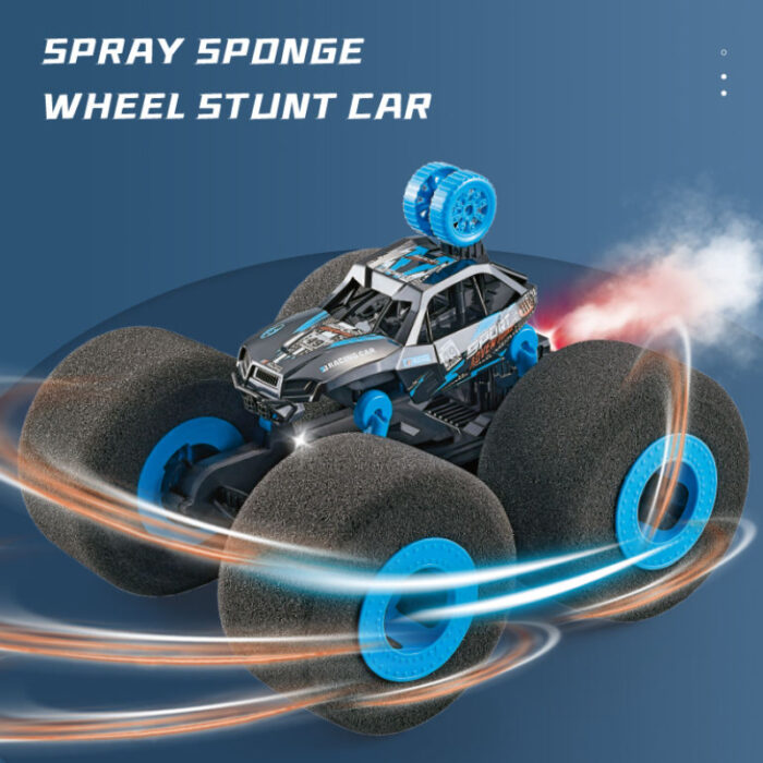 2.4G Lightweight Remote Control Sponge Wheel Water Spray Stunt Car - Image 2