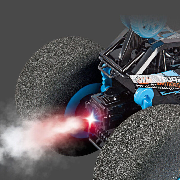 2.4G Lightweight Remote Control Sponge Wheel Water Spray Stunt Car - Image 8
