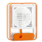 Rechargeable Transparent Fan with 3-Speed Wind, Night Light, Nano Spray Tech, Adjustable Grid - Image 19