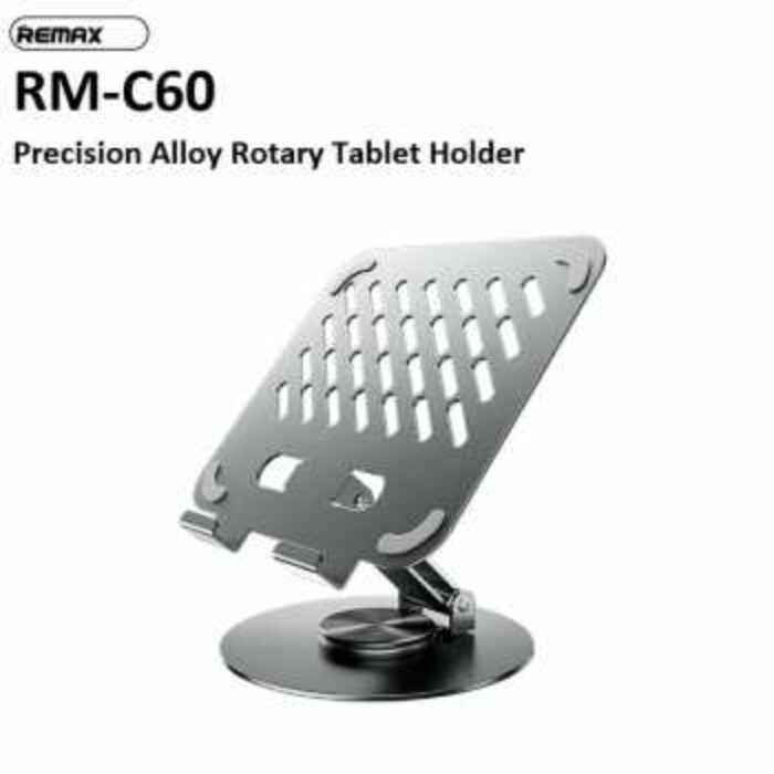 Remax RM-C60 Adjustable 360 degree Precision Alloy Tablet & Smartphone Holder - Image 6