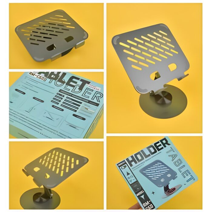 Remax RM-C60 Adjustable 360 degree Precision Alloy Tablet & Smartphone Holder - Image 3