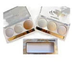 3 In 1 Fashion Trend-ROMANTIC COLOR Blusher And Highlighter Shade Makeup Kit