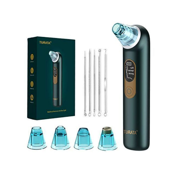 Turata USB Rechargeable Blackhead Remover Advanced Pore Vacuum With 3 Different Suction Levels - Image 11