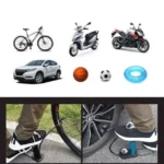 High Pressure Foot Air Pump Heavy Duty Foot Pump for Bike, Ball, Scooter, Car, Inflatable Toys, Mini Pump - Random Color - Image 11