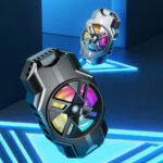 S3 Mobile Phone Radiator Strong Wind Low Noise Colorful Lights Non-Slip Fan - Image 14