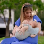 Baby Comfort Hand Pillow Washable Arm pillow cushions for mother to carry baby (Random design & color) - Image 7