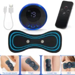 EMS Butterfly Neck Massager For Muscle Pain Relief And Shoulder Relaxation with Remote - Imported - Image 10