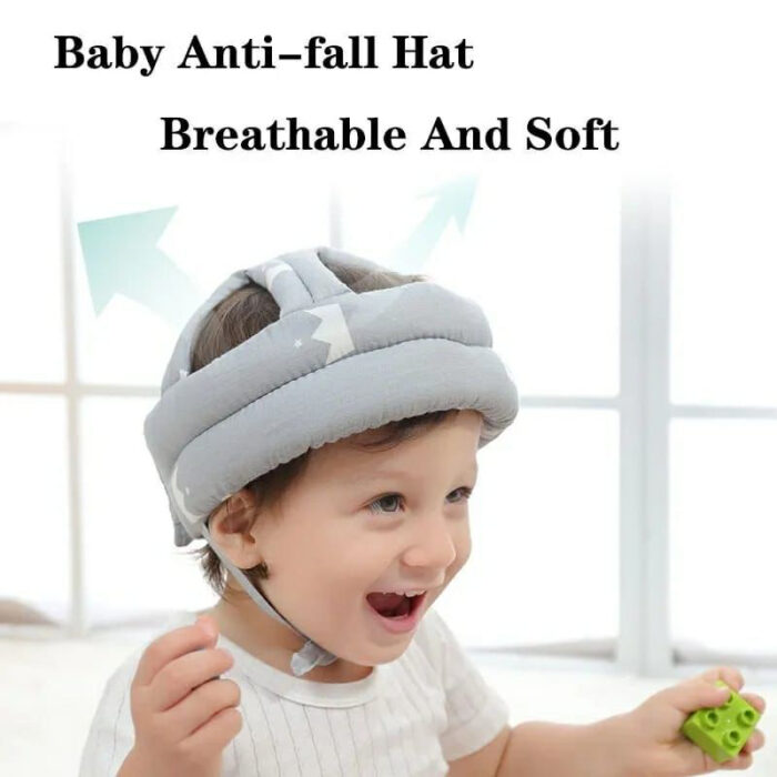 Adjustable Baby Soft Anti-Fall Helmet Toddler Head Protection Cap - Image 11