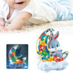 Transparent Gear Moon Rabbit with Music & Lights For Kids - Image 5