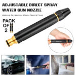 Pack of 2 Multi-Functional High-Pressure Metal Water Spray Nozzles - Image 2
