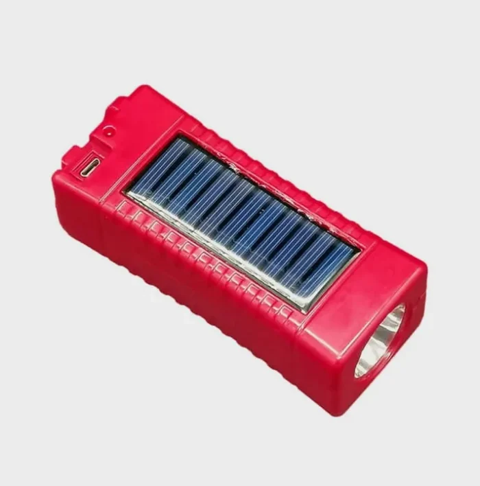 LED Light Solar and Electric Rechargeable Emergency Battery and Torch Light RL6006S - Image 5