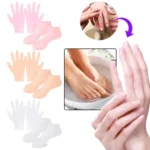 Combo pack off 2 Silicone Socks and Gloves for moisturizing hands and feet - Image 5
