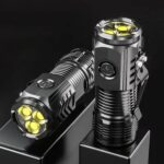 Mini Flashlight Flash Super Power Waterproof Camping Light / Pocket Flashlight with Clip USB Rechargeable Powerful Flashlight - Image 5
