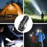 Mini Flashlight Flash Super Power Waterproof Camping Light / Pocket Flashlight with Clip USB Rechargeable Powerful Flashlight