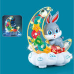 Transparent Gear Moon Rabbit with Music & Lights For Kids - Image 7