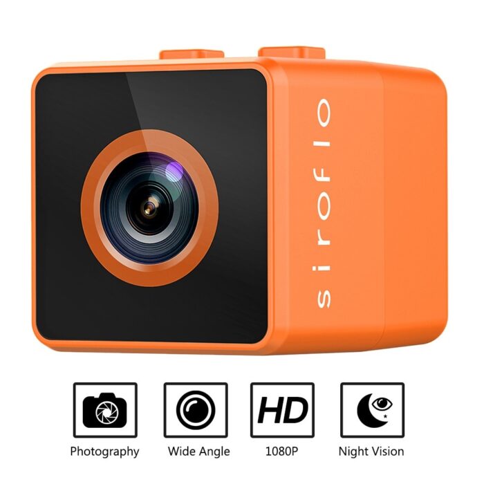 Siroflo Mini DV Action Camcorders Camera 1080P 30 FPS 125 Degree Angle - Image 1