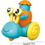 Speedy Shell Wind-Up Snail Toy With Dual Power Action And Safe Non-Toxic Material - Image 8