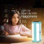 SOLAR RECHARGEABLE LANTERN Light BEST EMERGENCY Flash LIGHT FOR HOME & OUTDOOR - HG-1664 (random color) - Image 6