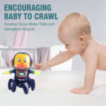6 Claws Dancing Electric Space Duck Toy With Light And Music - Image 5