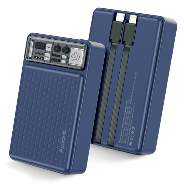 Audionic Spark Pro S-220 Mini 20000mAh 22.5W PD Super-Fast Charging QC 3.0 Power Bank - Image 5