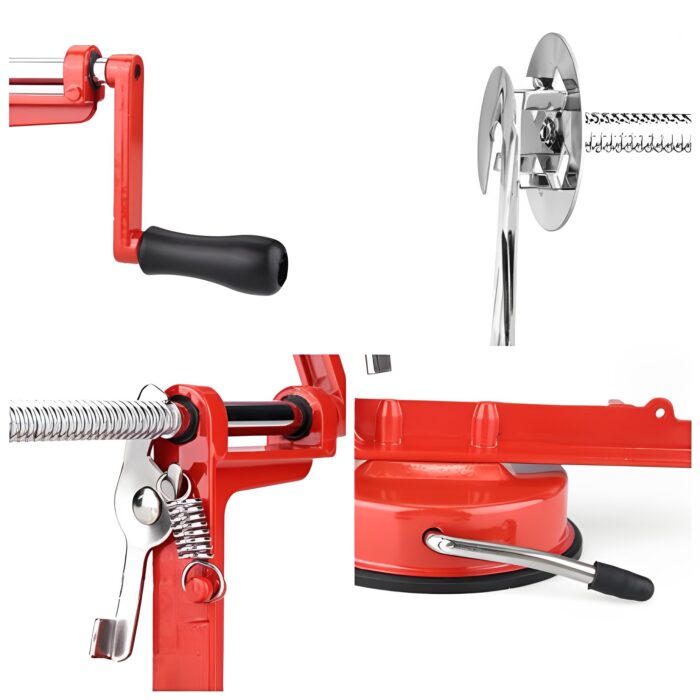 High-Quality Spiral Potato Slicer With Non-Slip Rubber Feet - Image 3