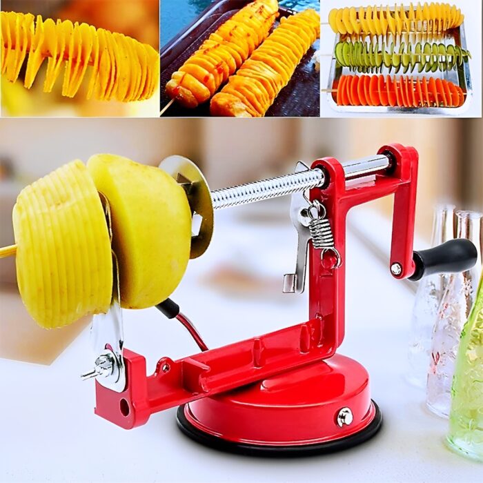 High-Quality Spiral Potato Slicer With Non-Slip Rubber Feet - Image 9