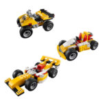 121Pcs Architect Super Racer 3-In-1 DIY Construction Building Blocks Set Toy - Image 3