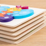 Early Learning Preschool Educational Game Life Cycle Wooden Jigsaw Puzzle Set Toy for Kids - Image 8